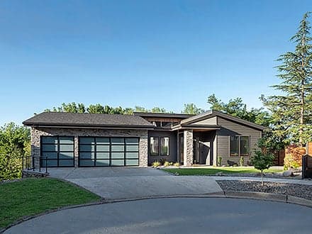 Contemporary, Ranch House Plan 83507 with 3 Beds, 3 Baths, 3 Car Garage
