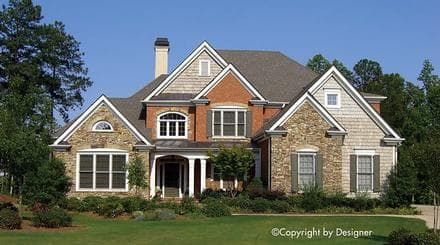 Country, Craftsman, Traditional House Plan 97625 with 4 Beds, 4 Baths, 3 Car Garage
