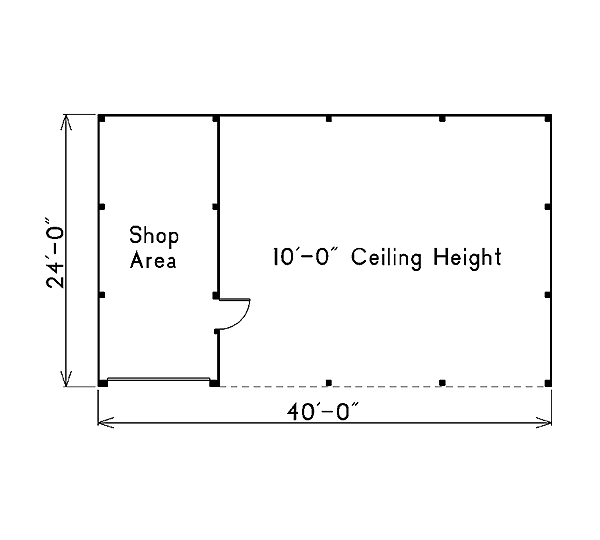 Pole Building - Equipment Shed
 - Project Plan 85936