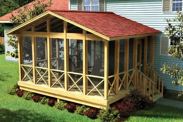 Covered Screen Porch
 - Project Plan 90008