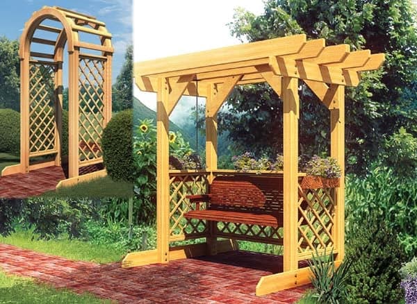 Swing and Arched Arbor - Project Plan 90043