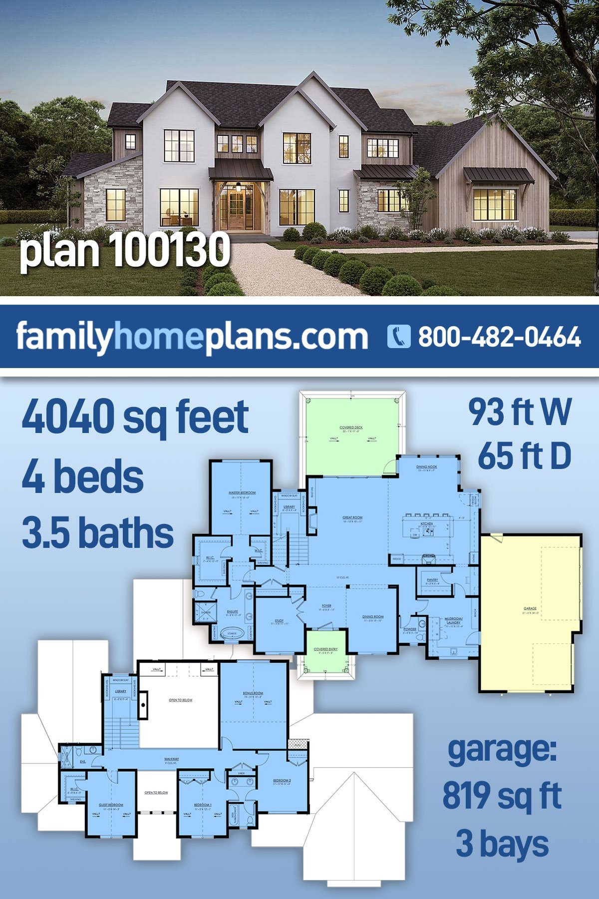 House Plan 100130