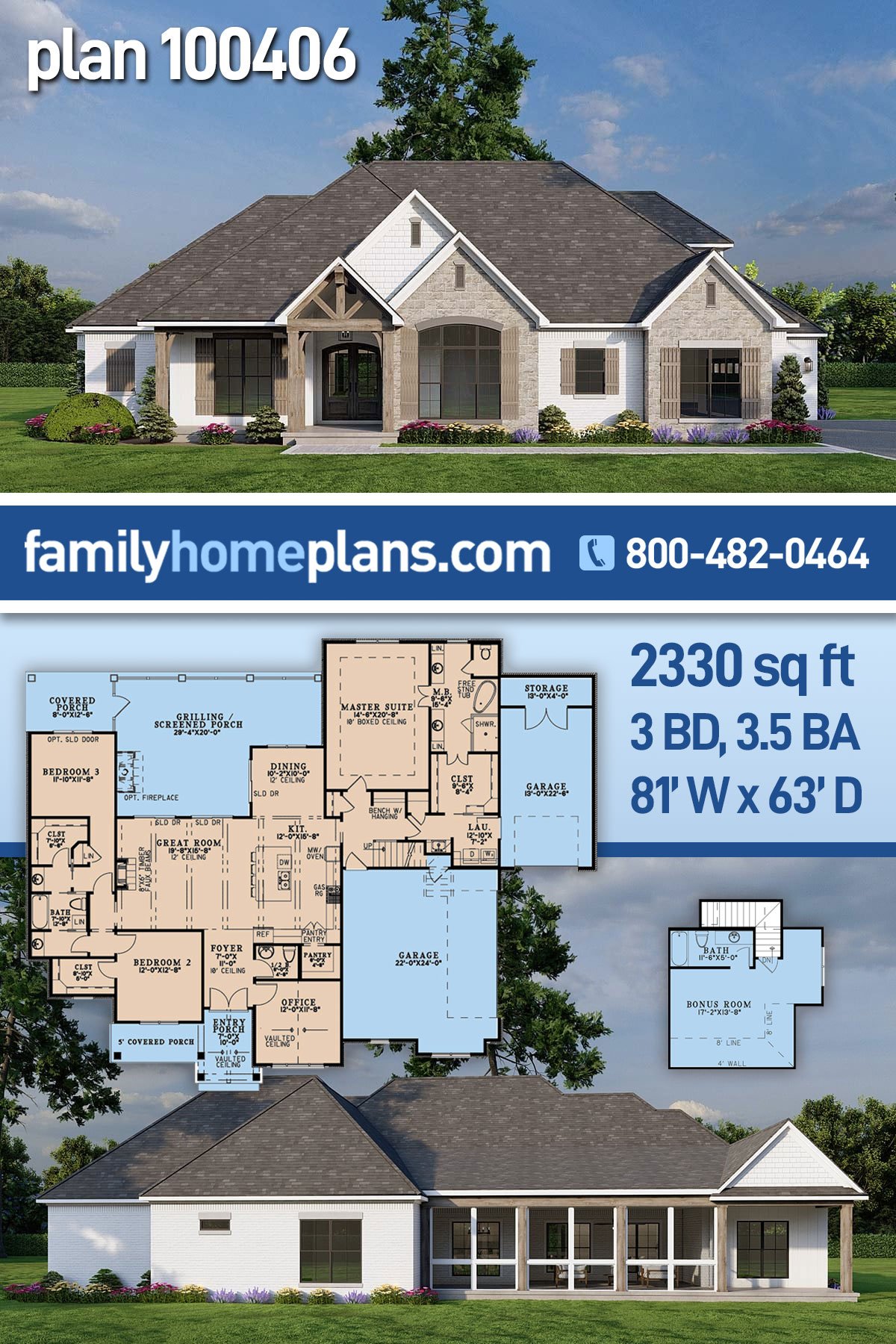 House Plan 100406