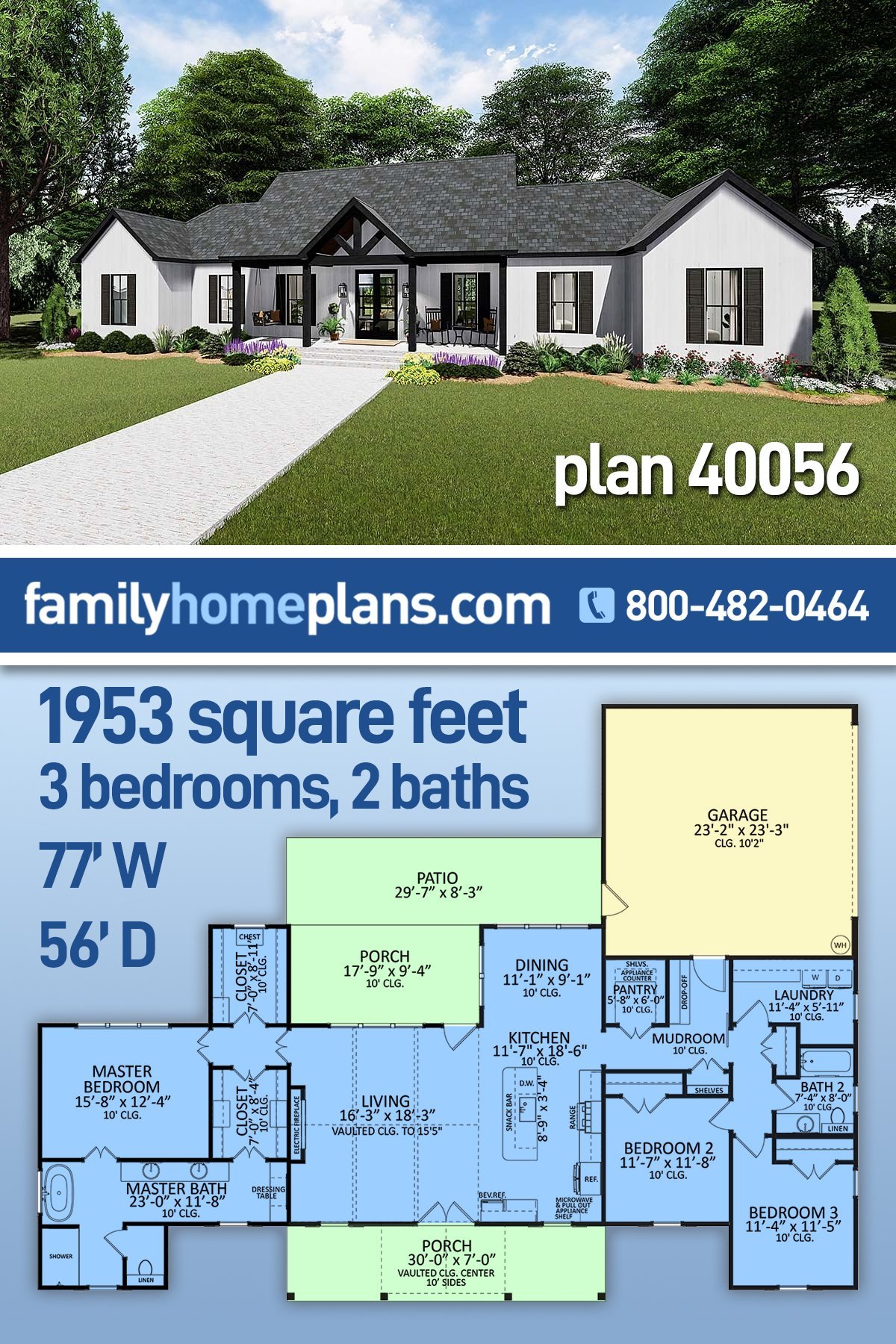 House Plan 40056