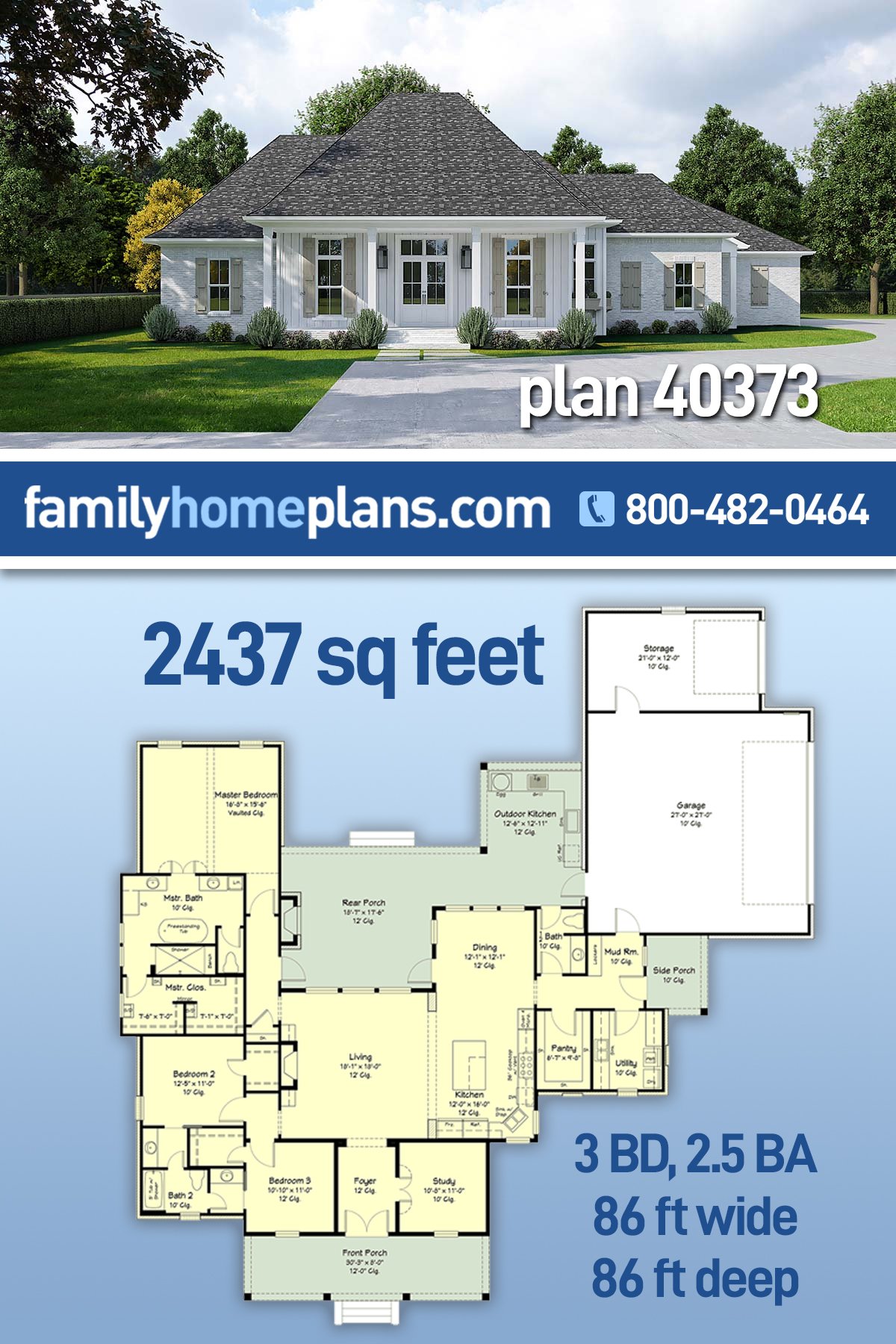 House Plan 40373