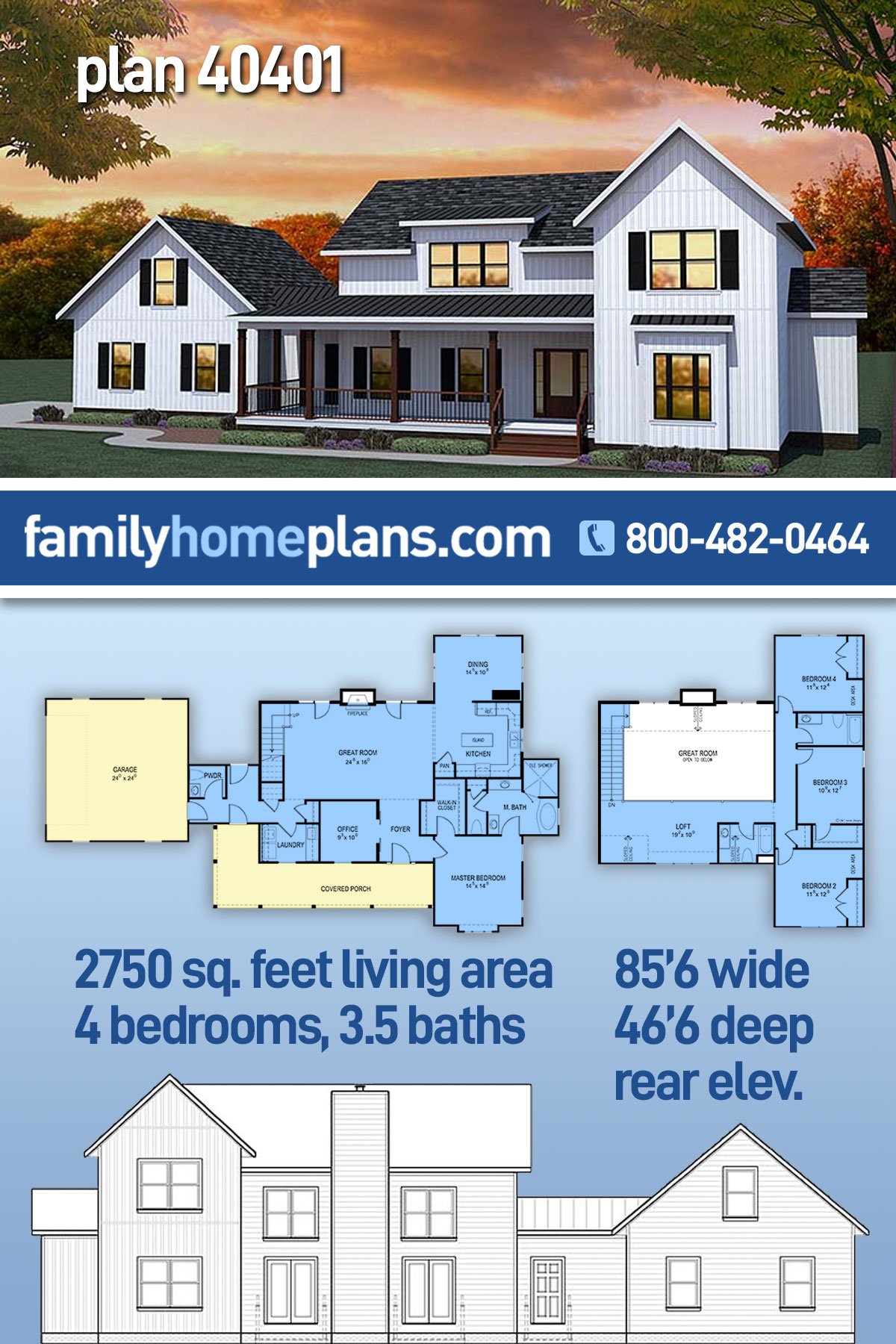House Plan 40401