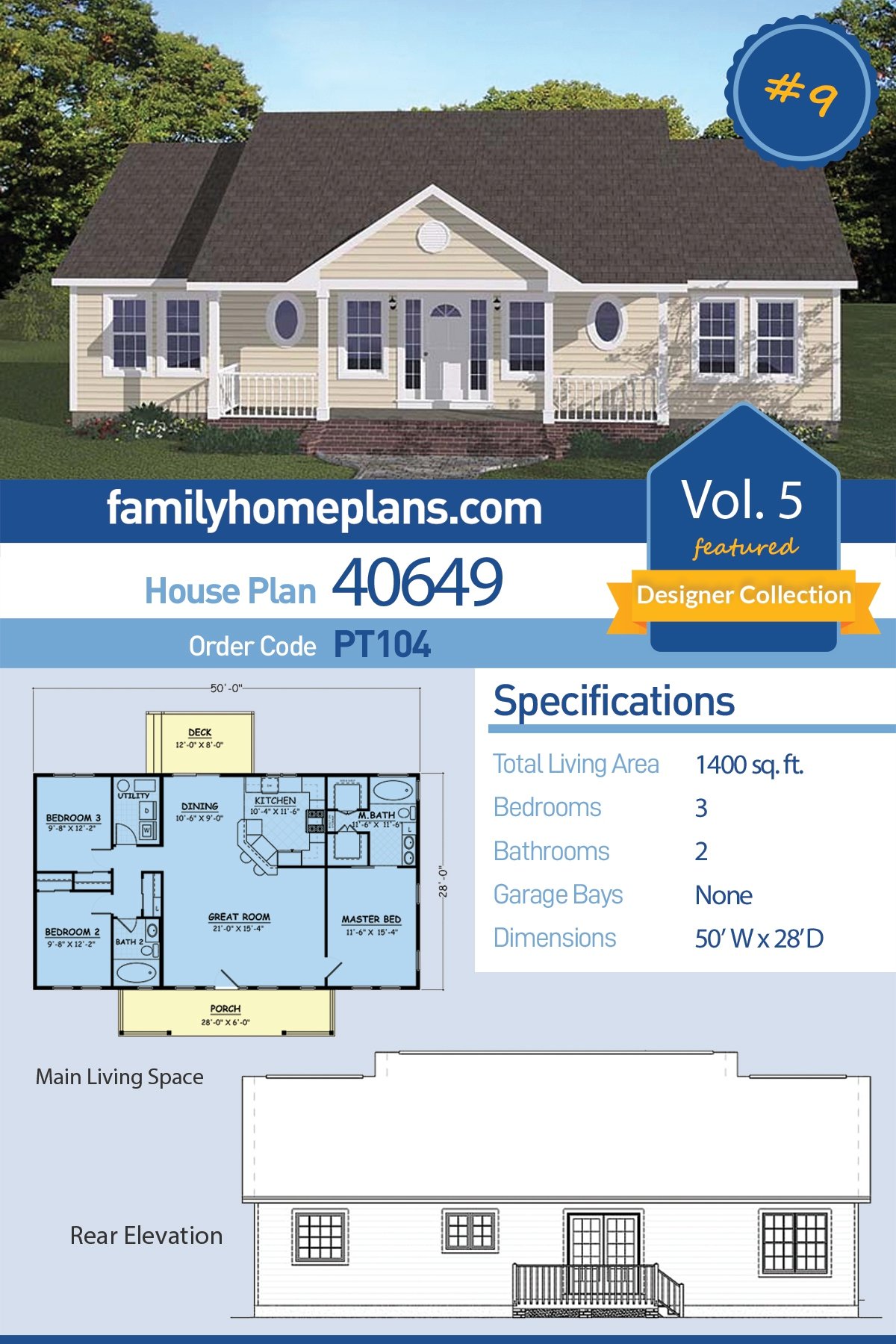 House Plan 40649