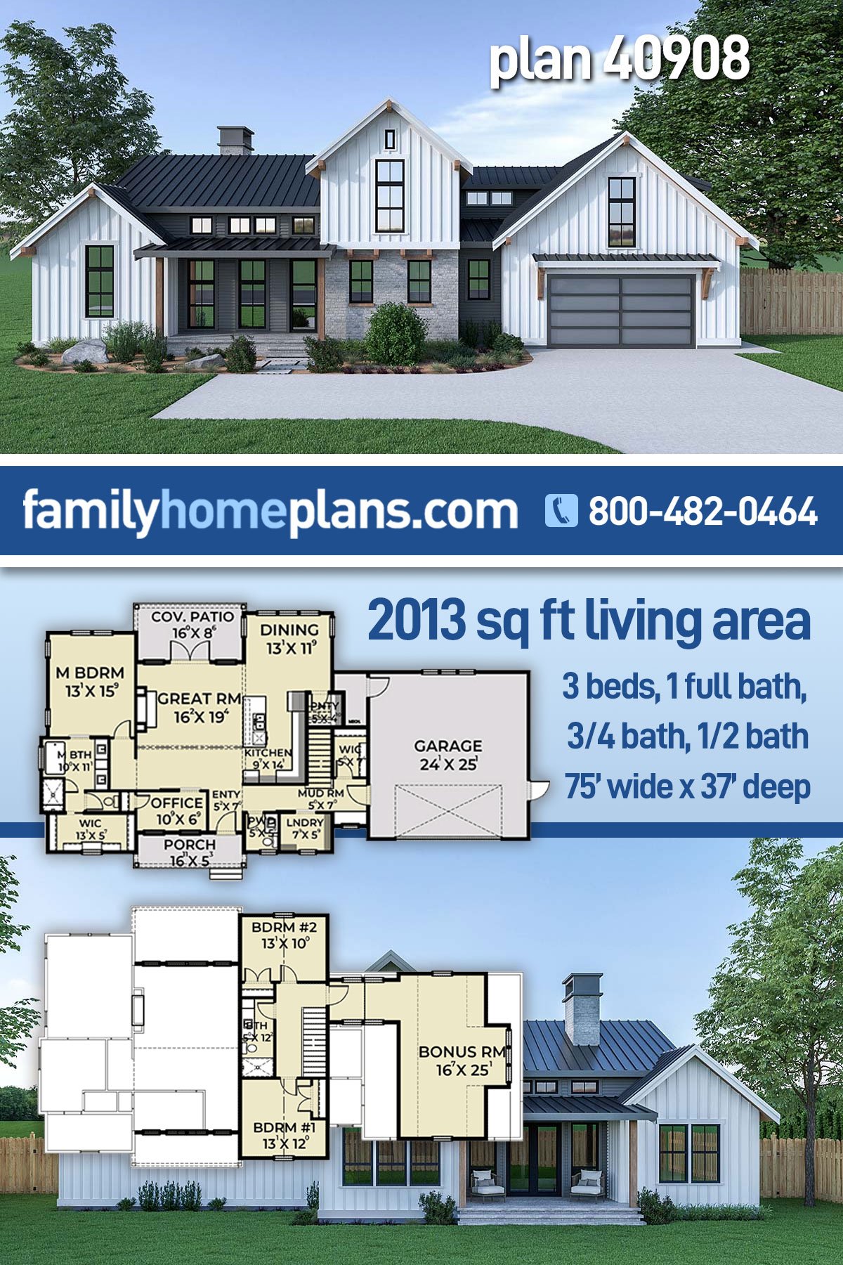 House Plan 40908