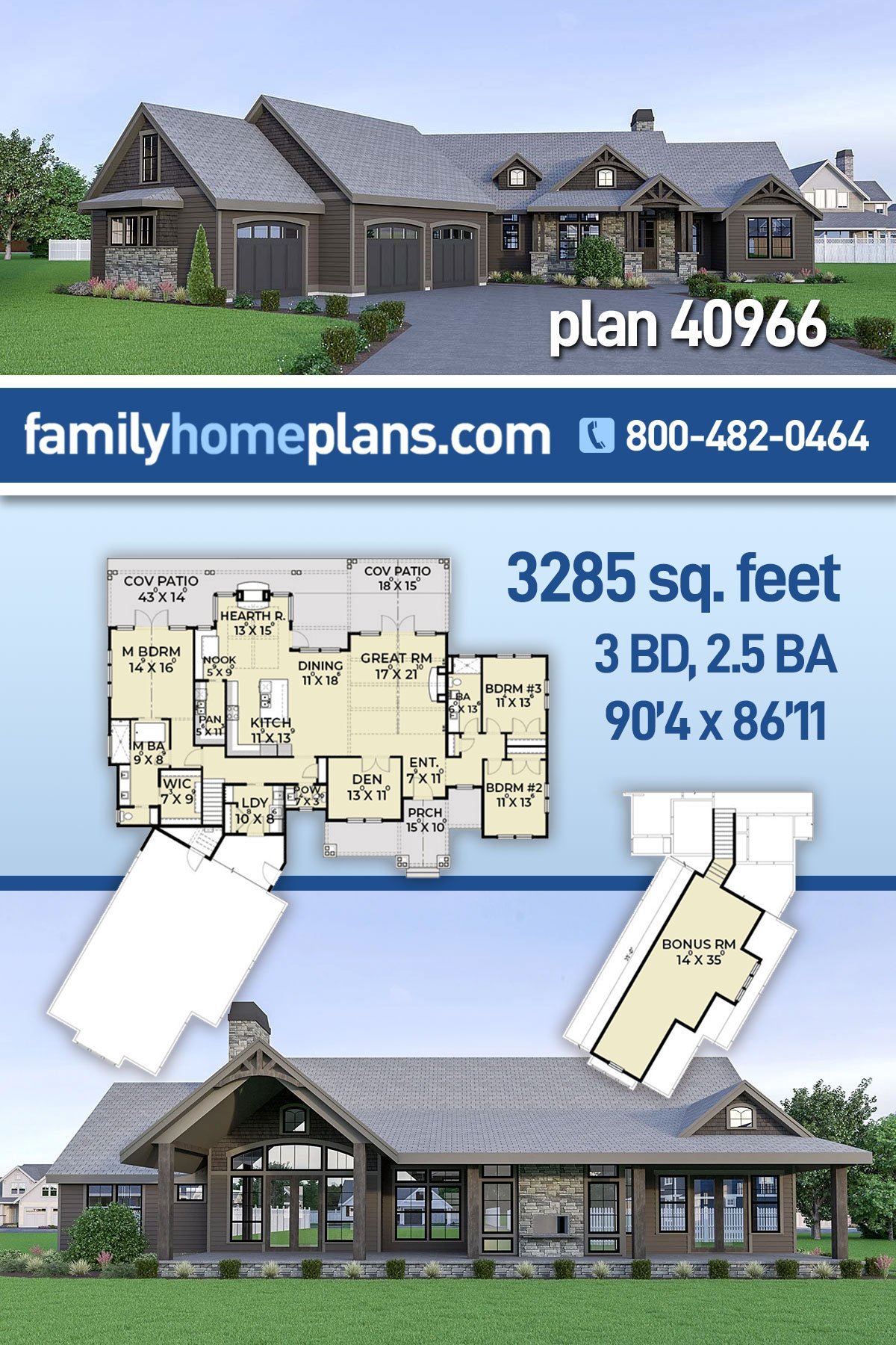 House Plan 40966