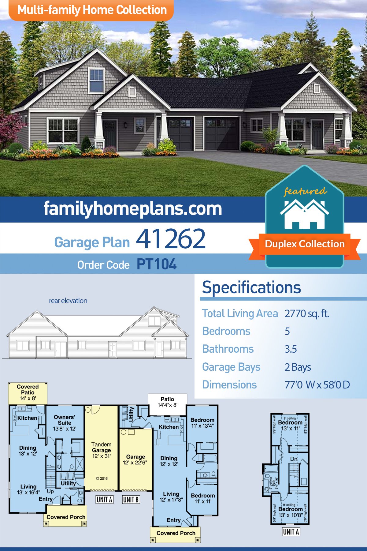 Multi-Family Plan 41262