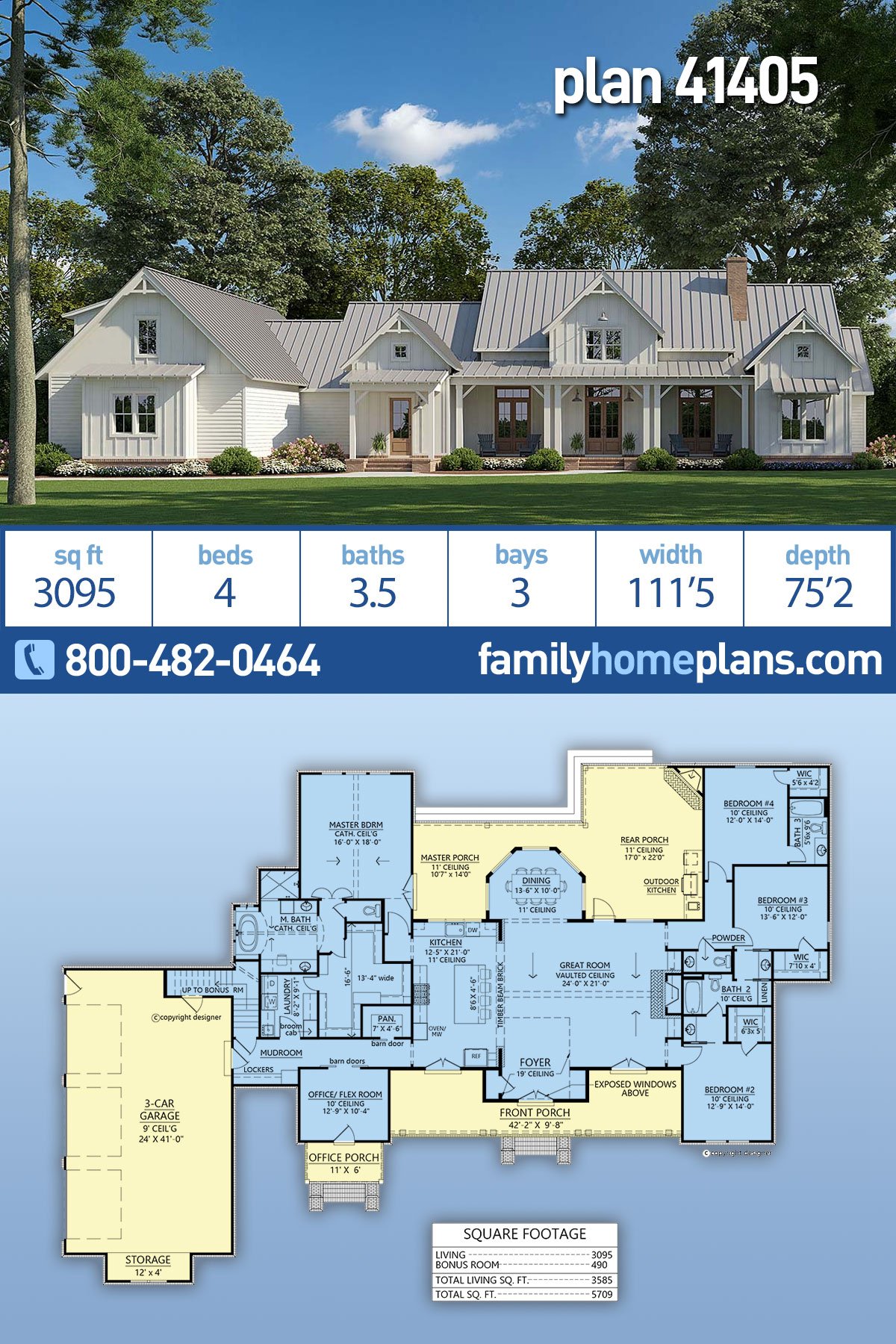 House Plan 41405