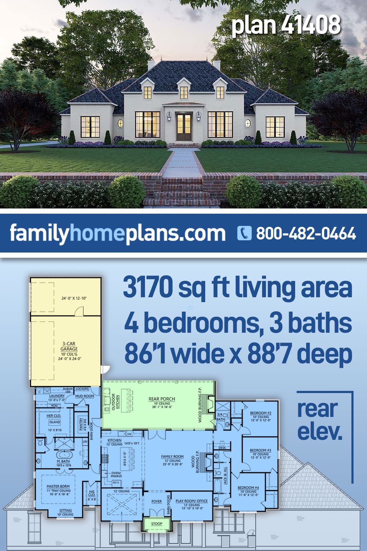 House Plan 41408
