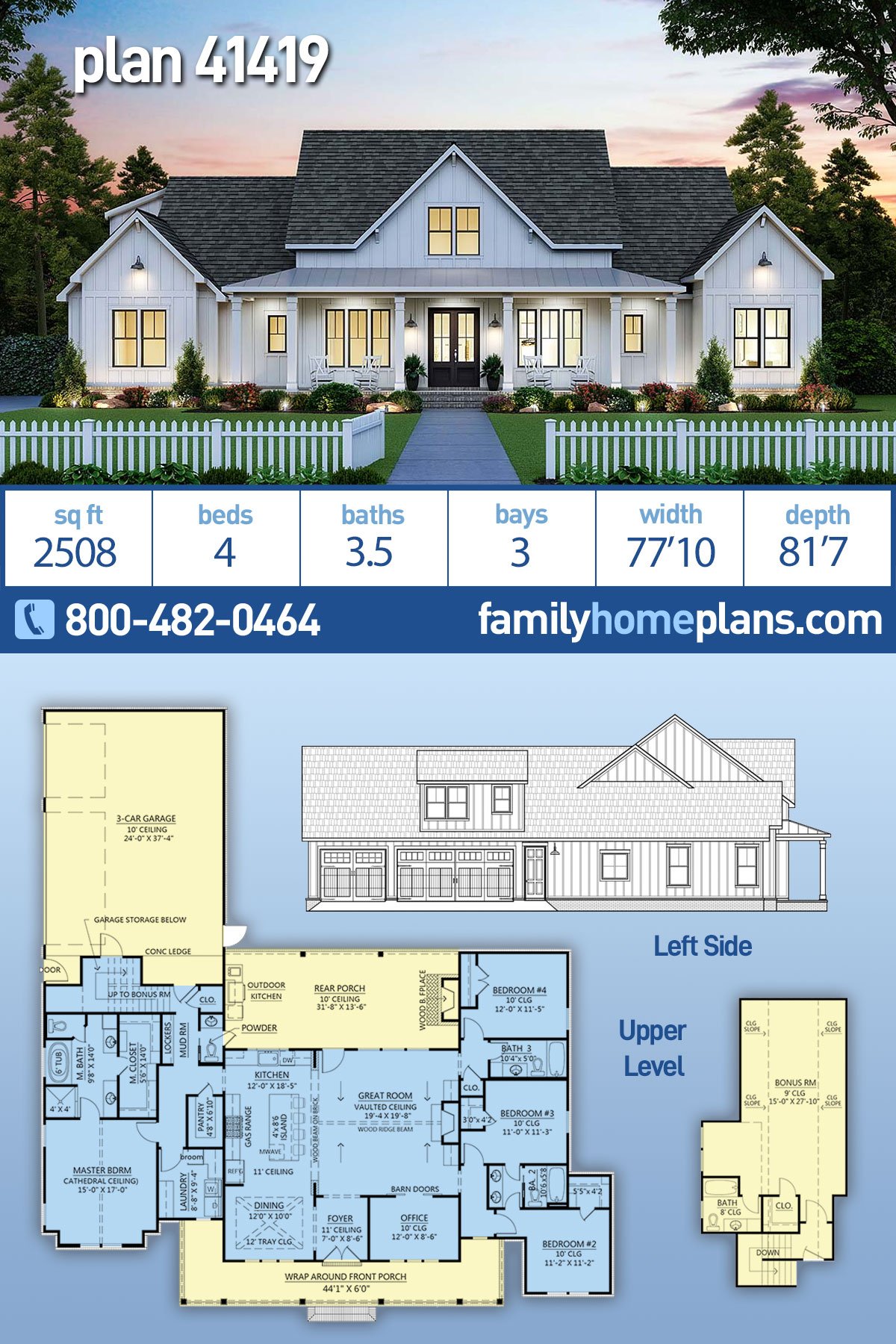 House Plan 41419