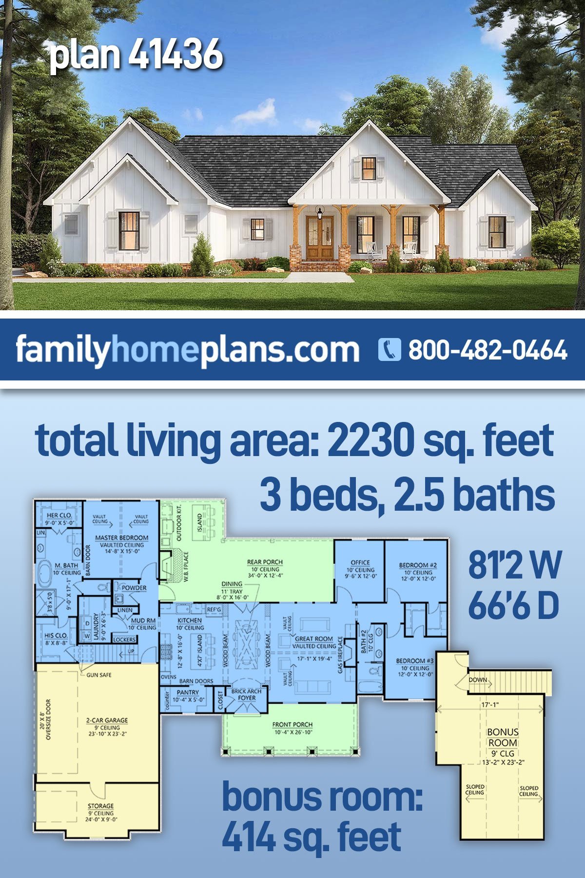 House Plan 41436