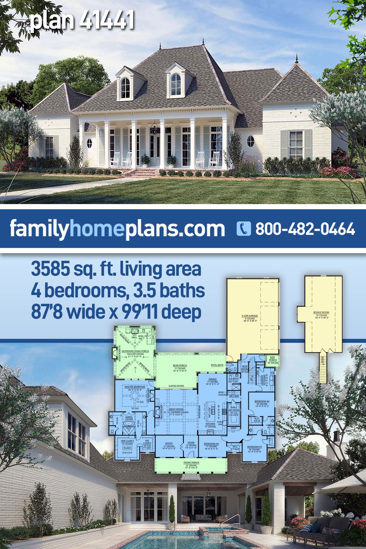 House Plan 41441