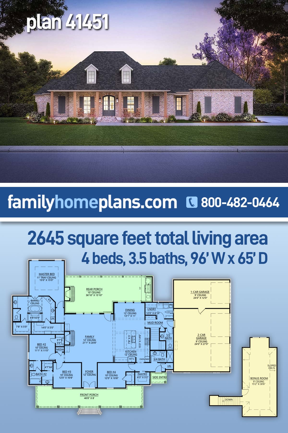 House Plan 41451