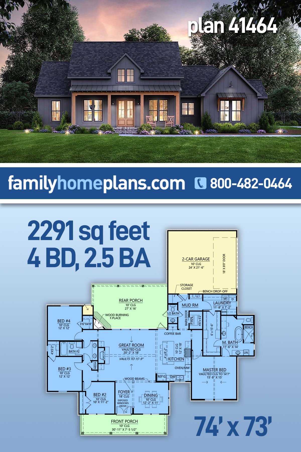 House Plan 41464