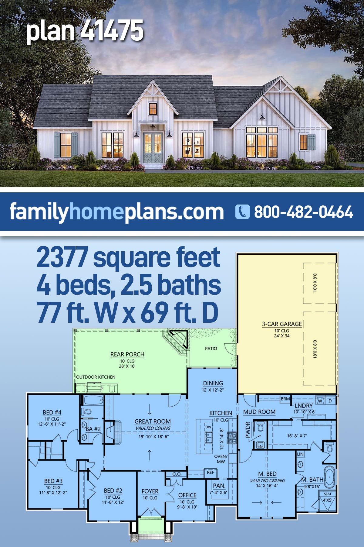 House Plan 41475