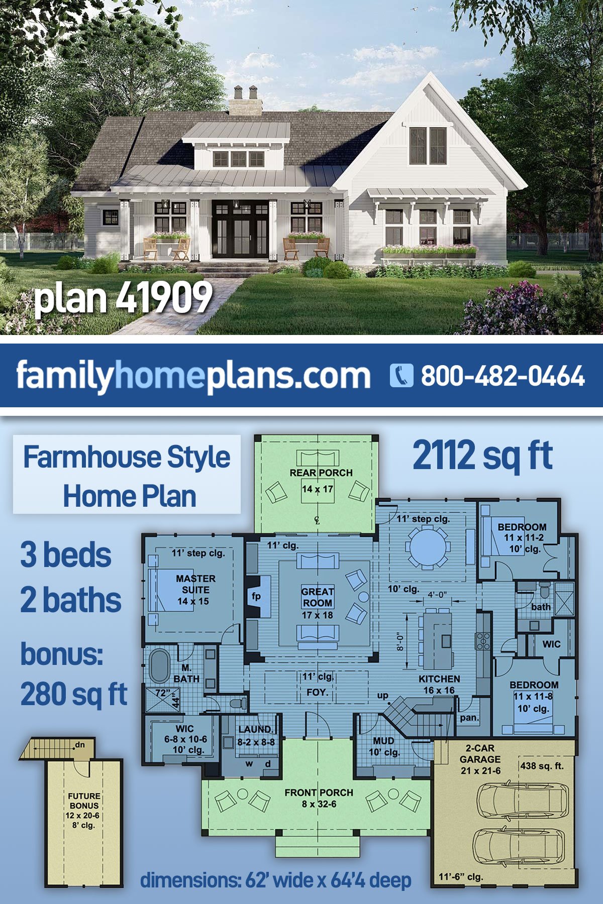 House Plan 41909