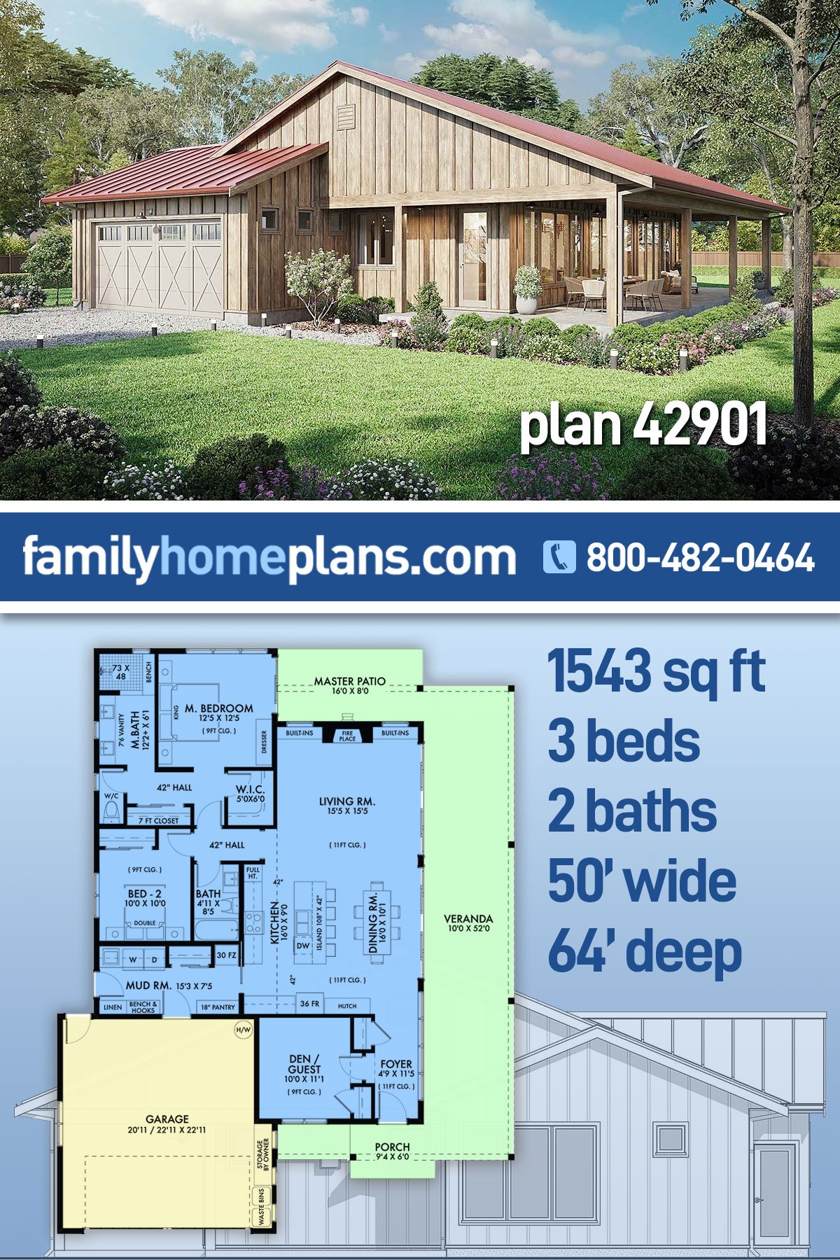 House Plan 42901