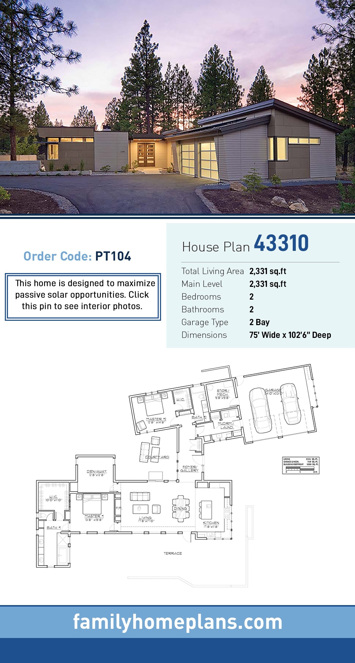 House Plan 43310