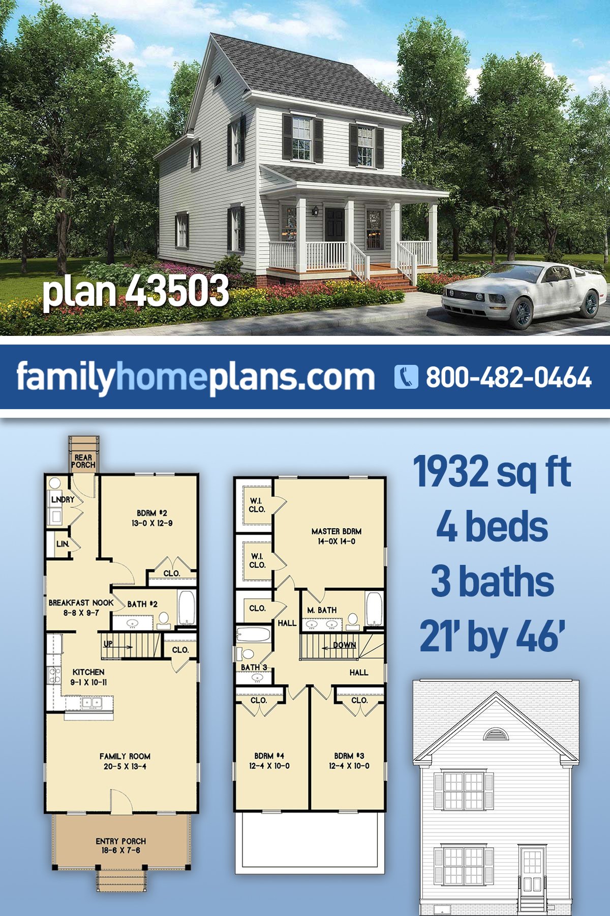 House Plan 43503