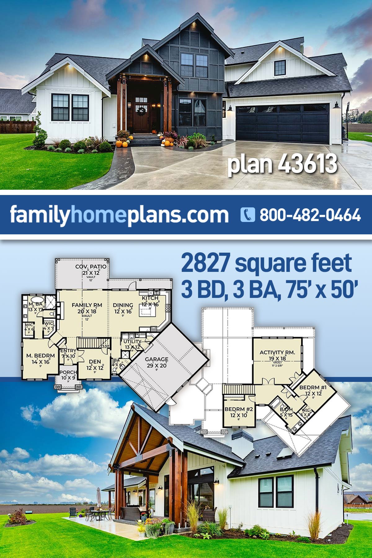 House Plan 43613