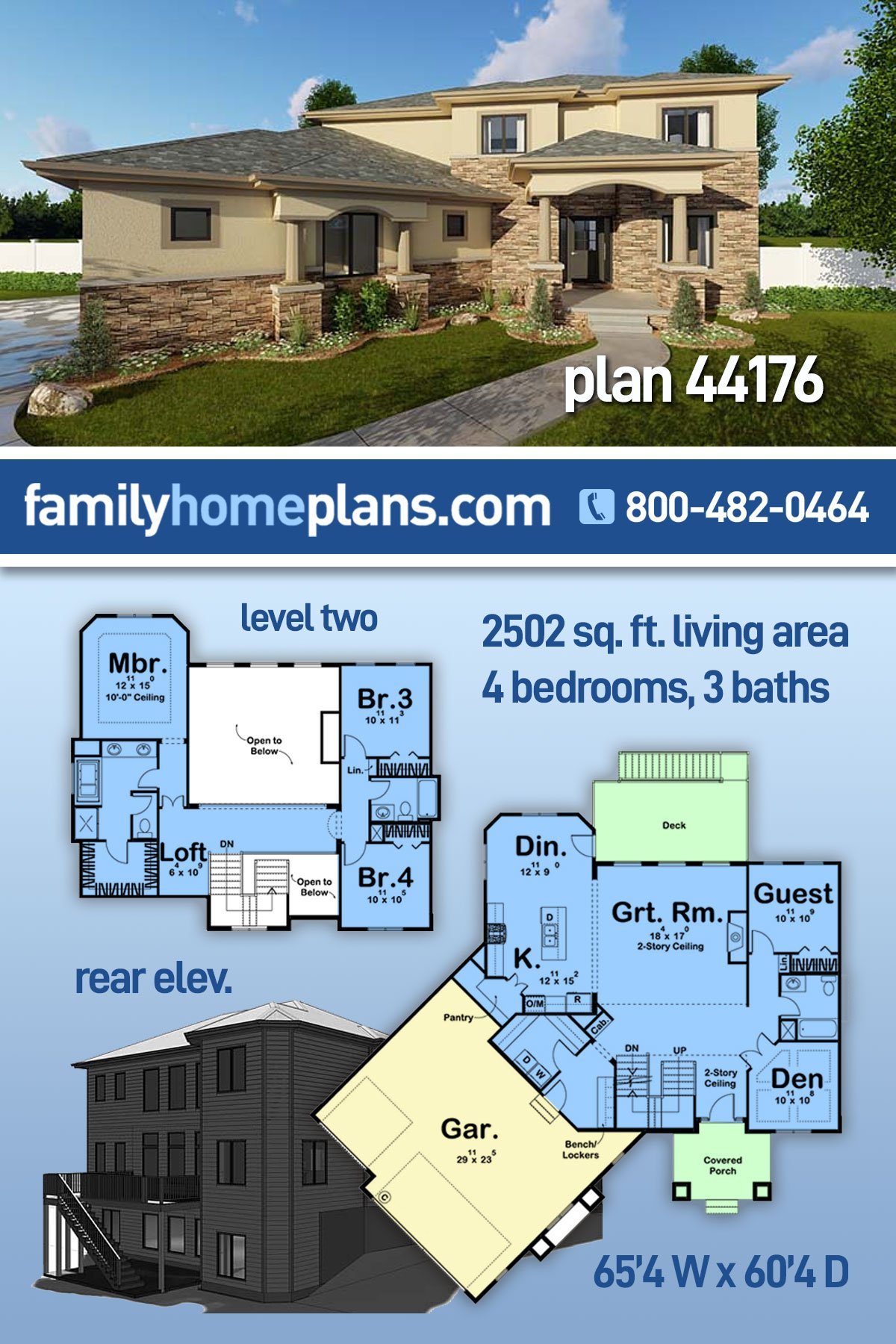 House Plan 44176