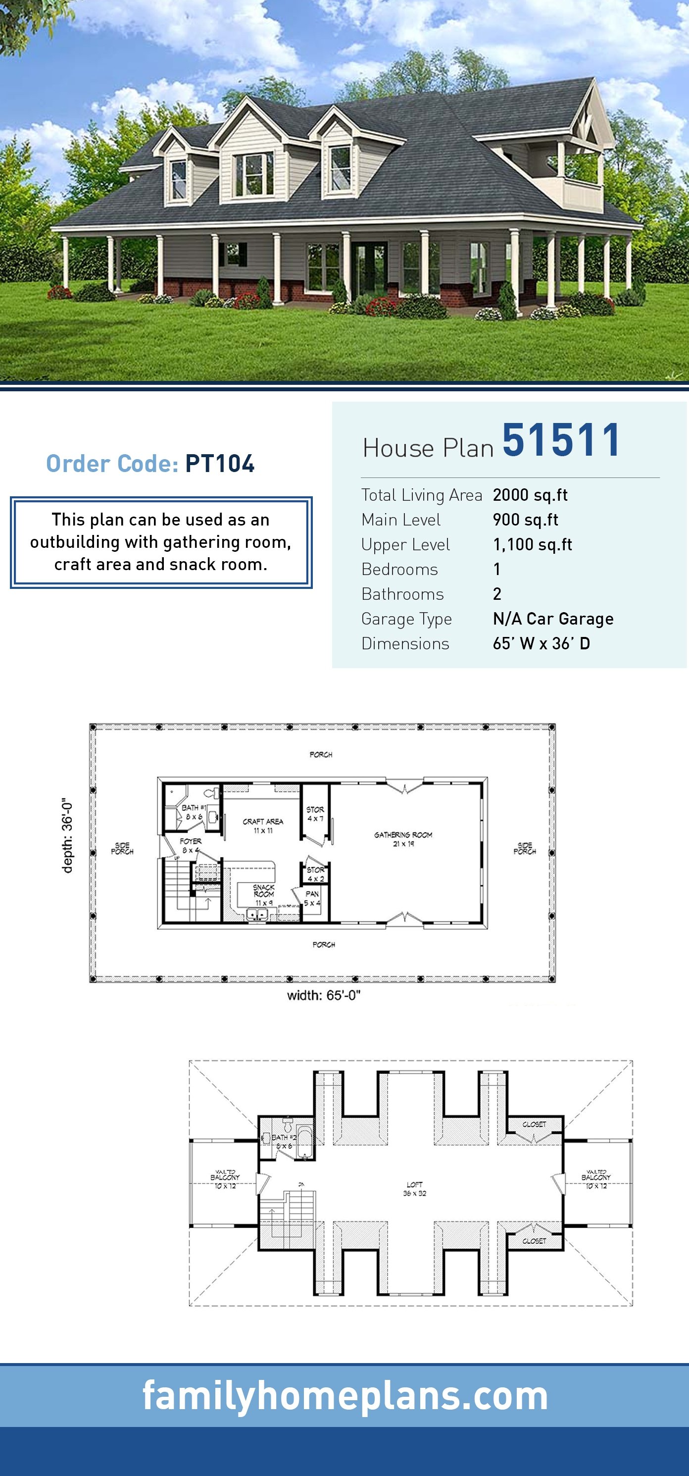House Plan 51511