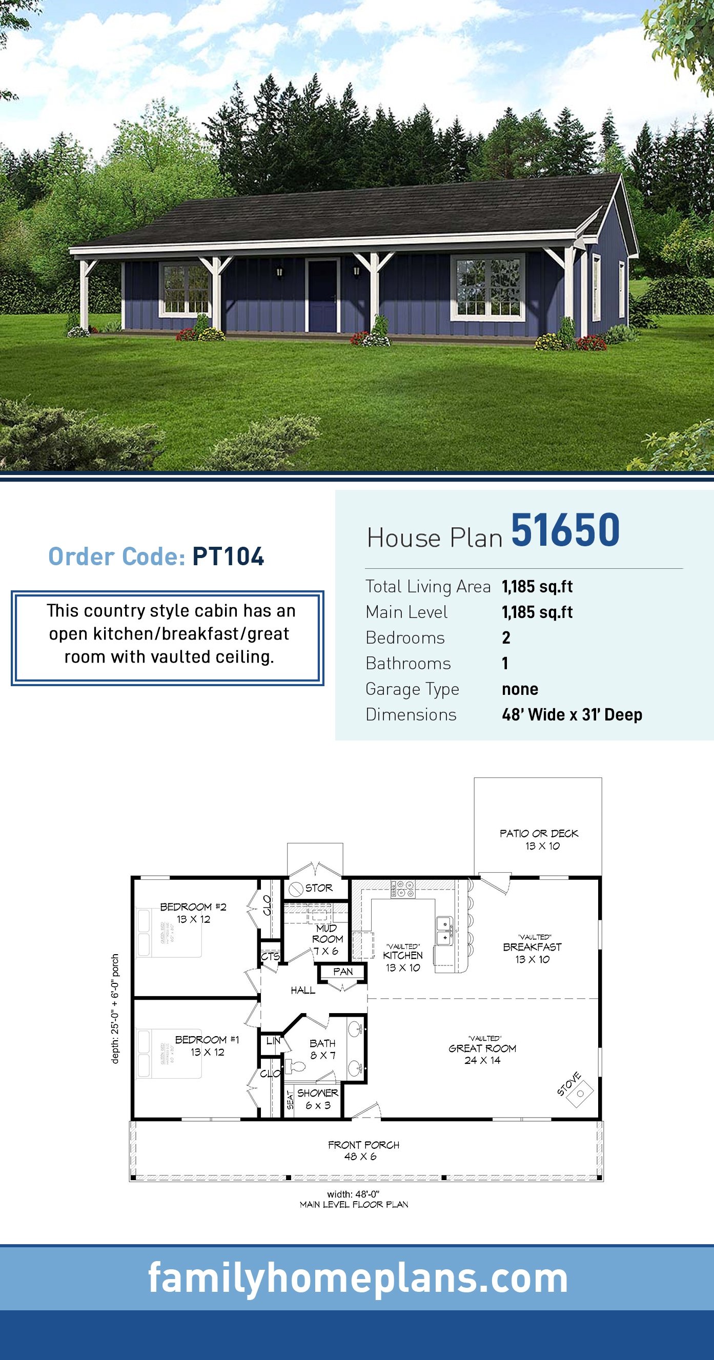 House Plan 51650