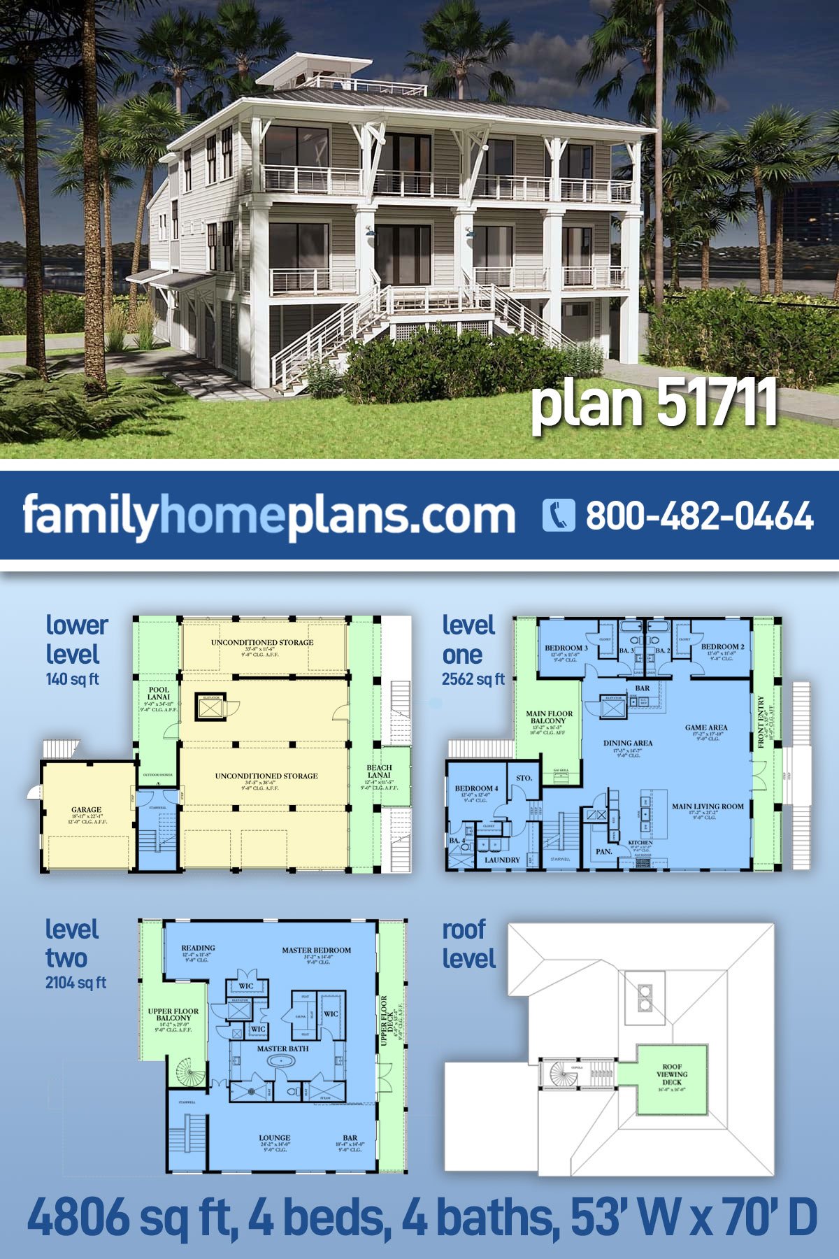 House Plan 51711