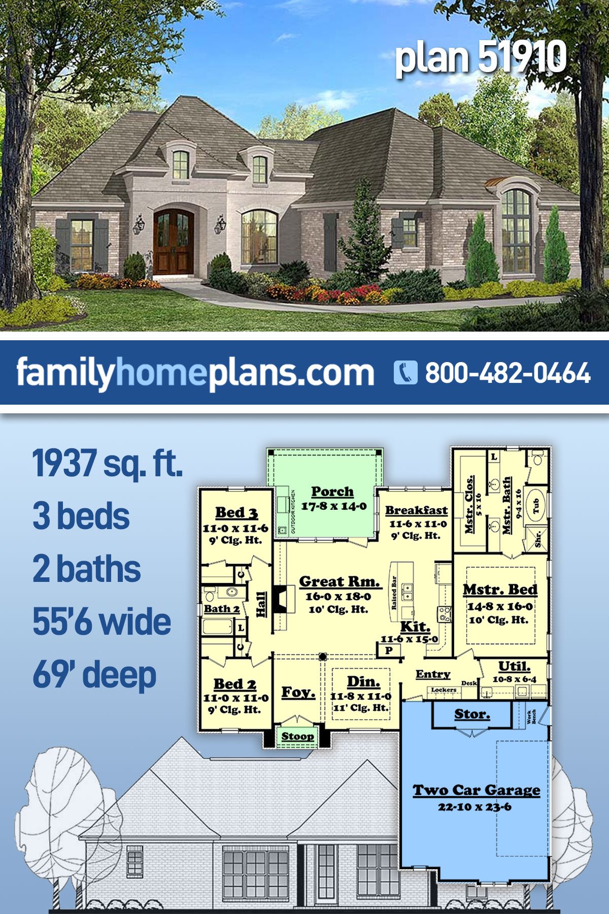 House Plan 51910