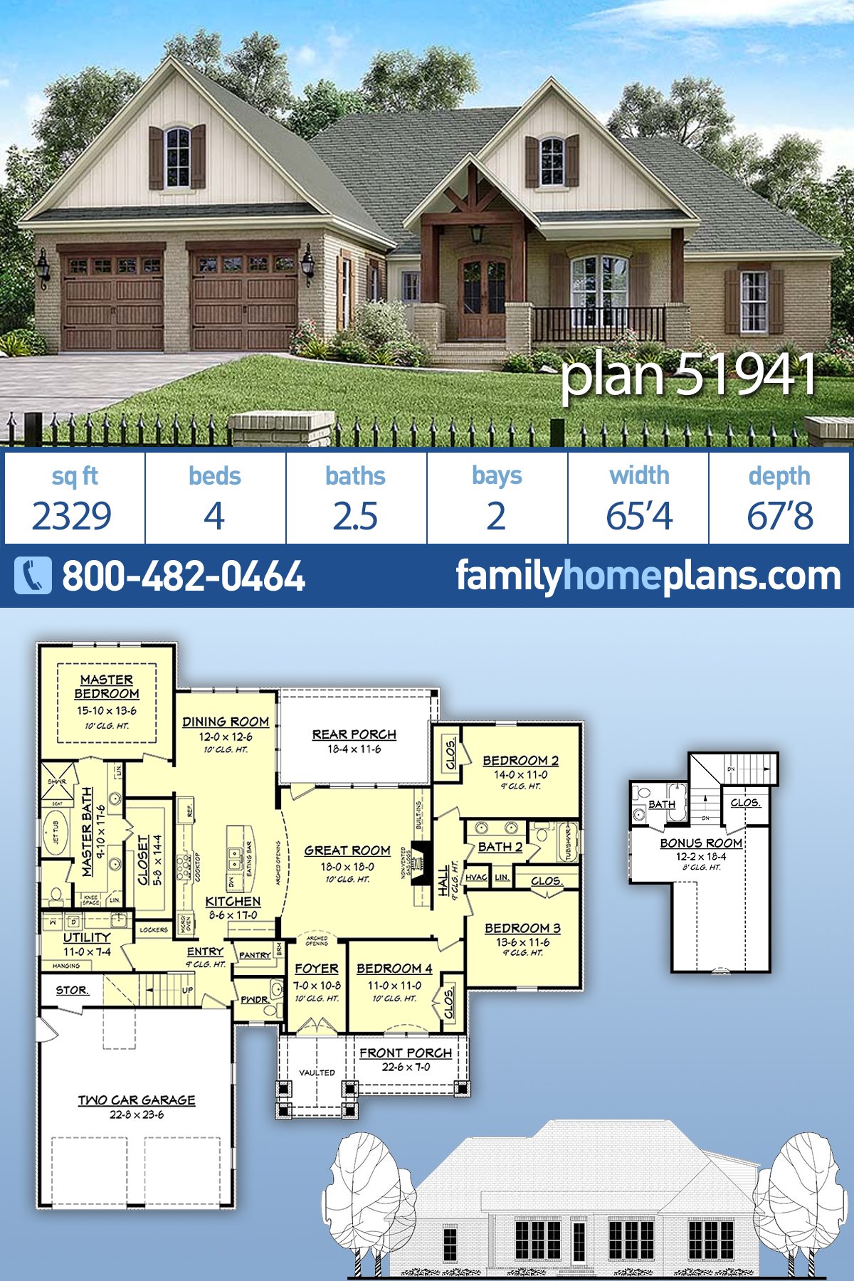 House Plan 51941