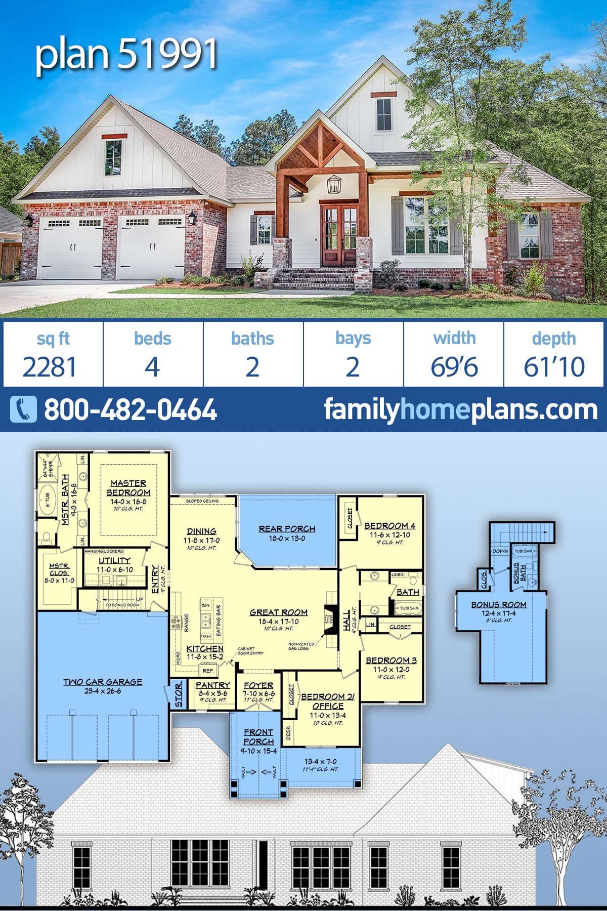 House Plan 51991
