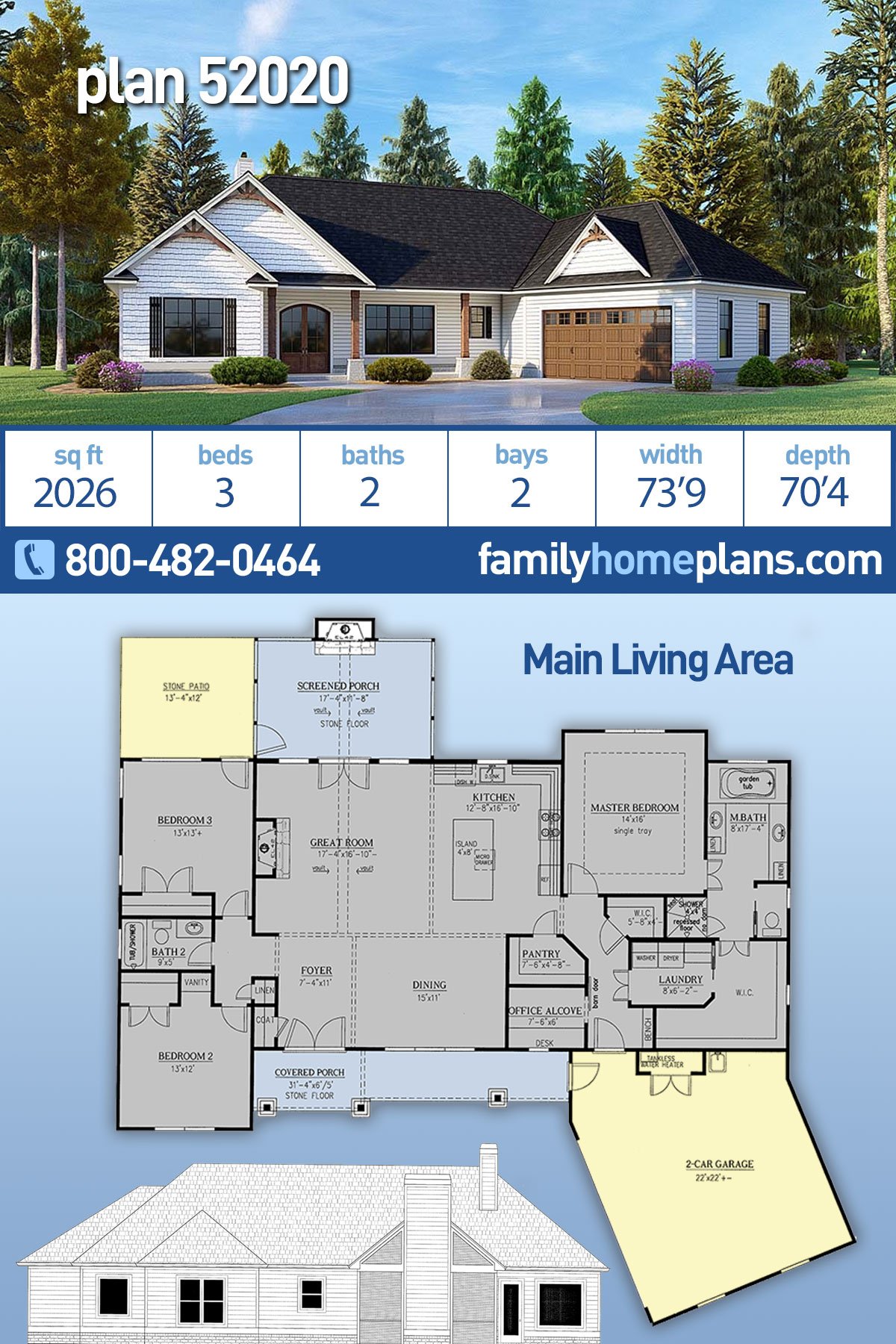 House Plan 52020