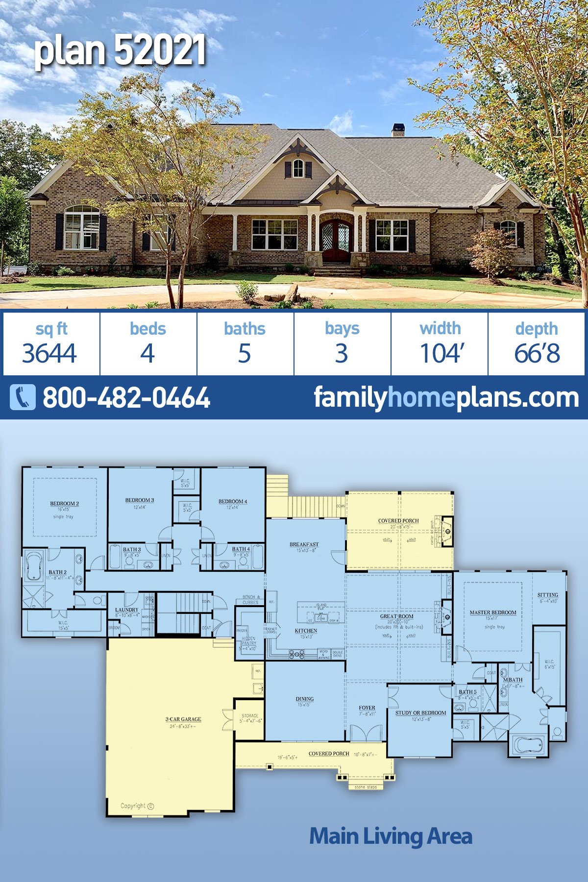 House Plan 52021