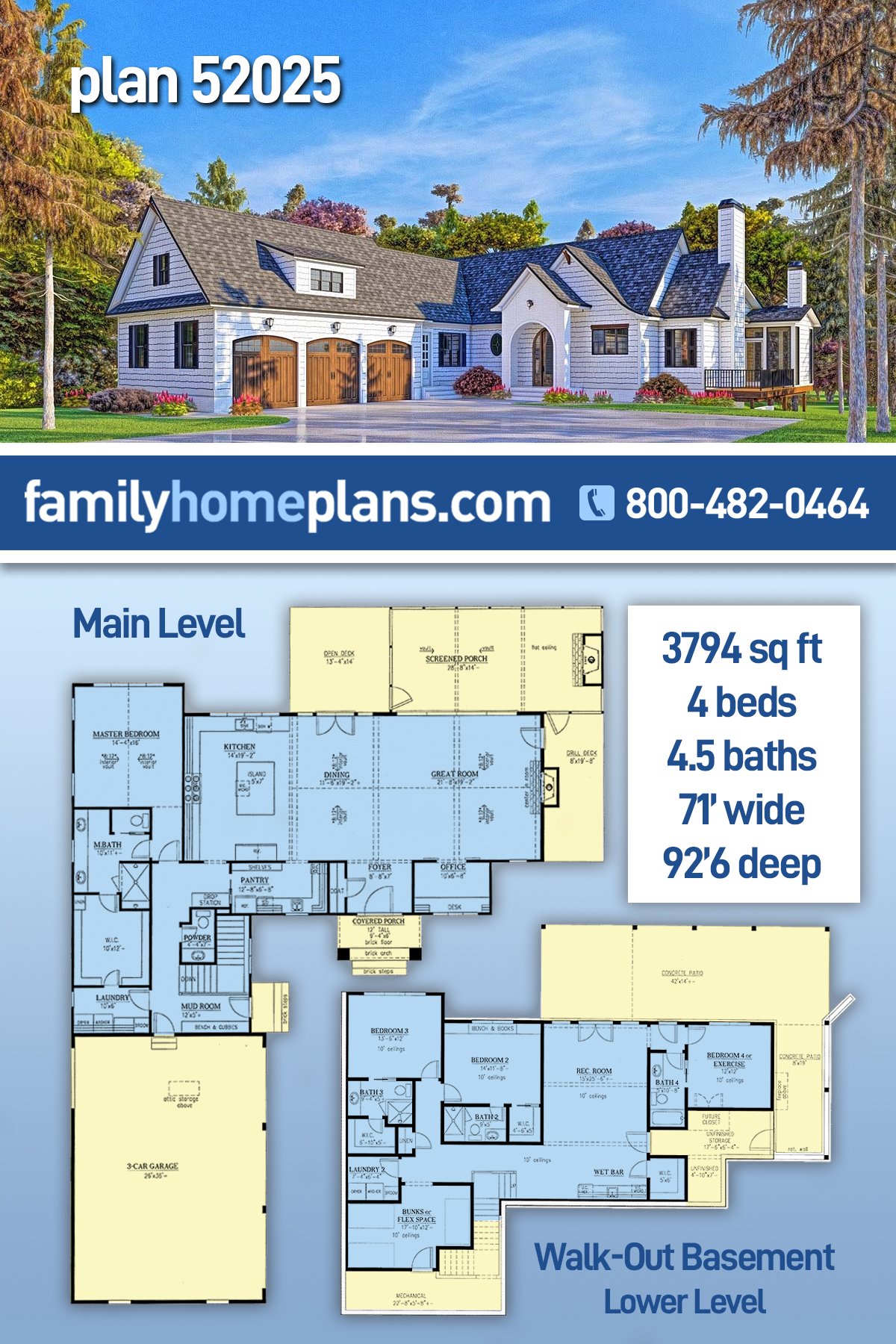 House Plan 52025