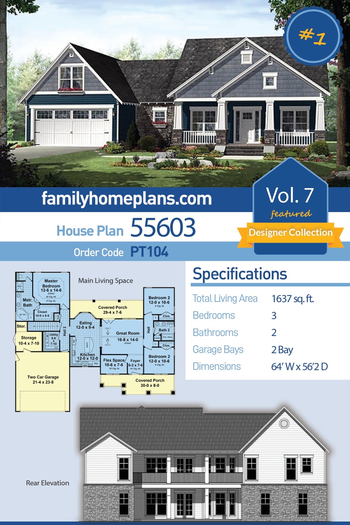 House Plan 55603