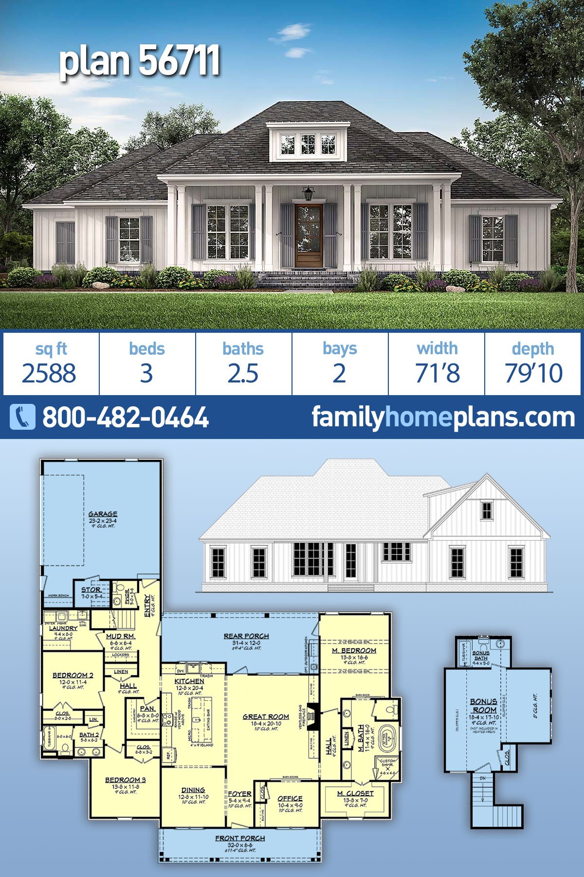 House Plan 56711