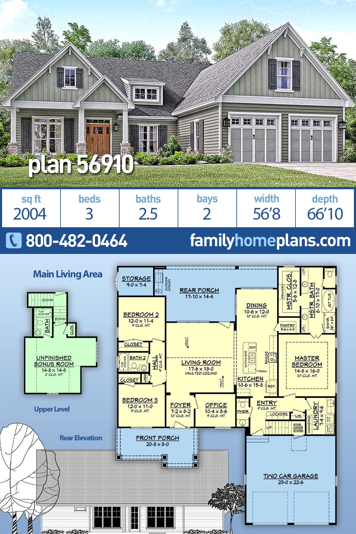 House Plan 56910