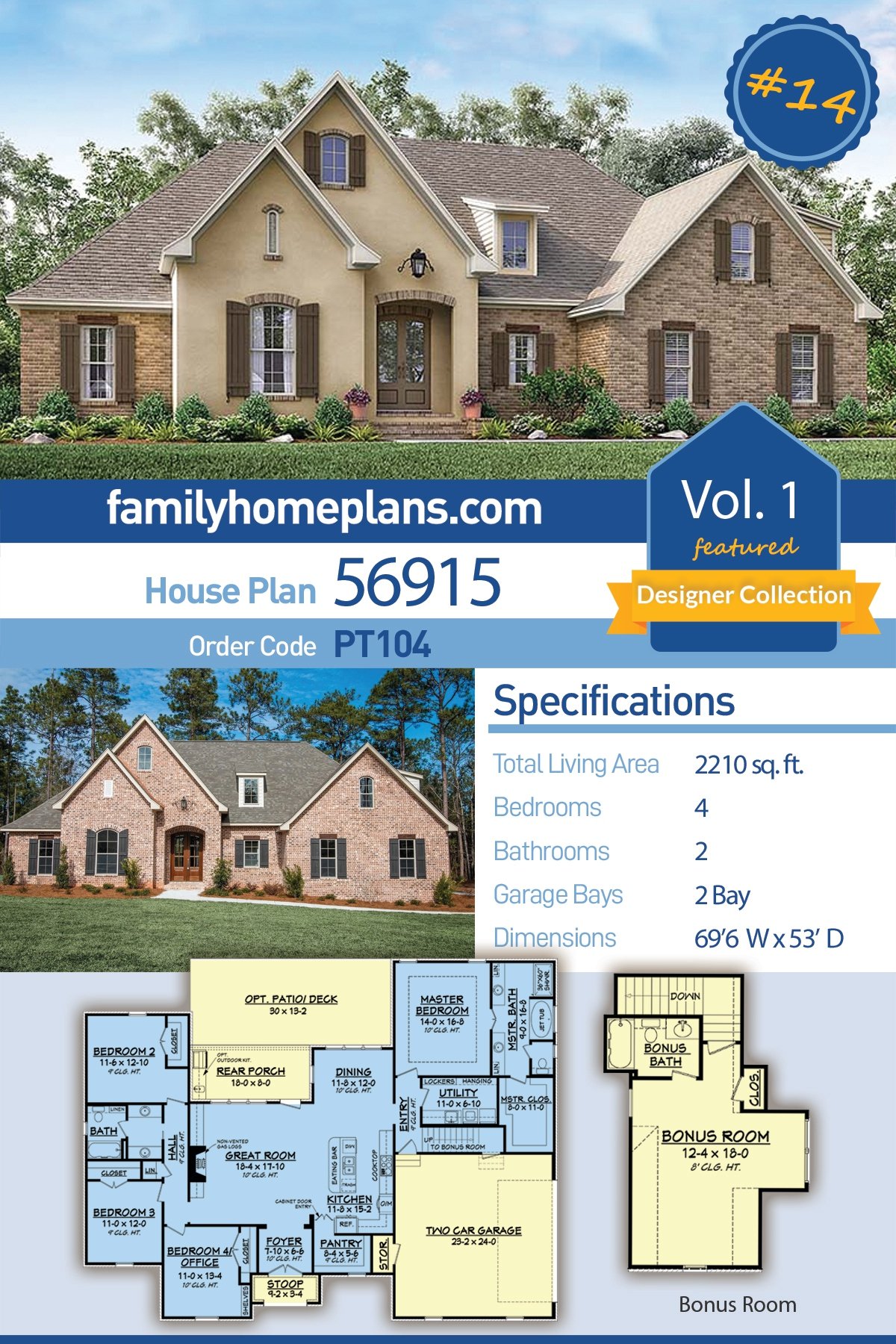 House Plan 56915