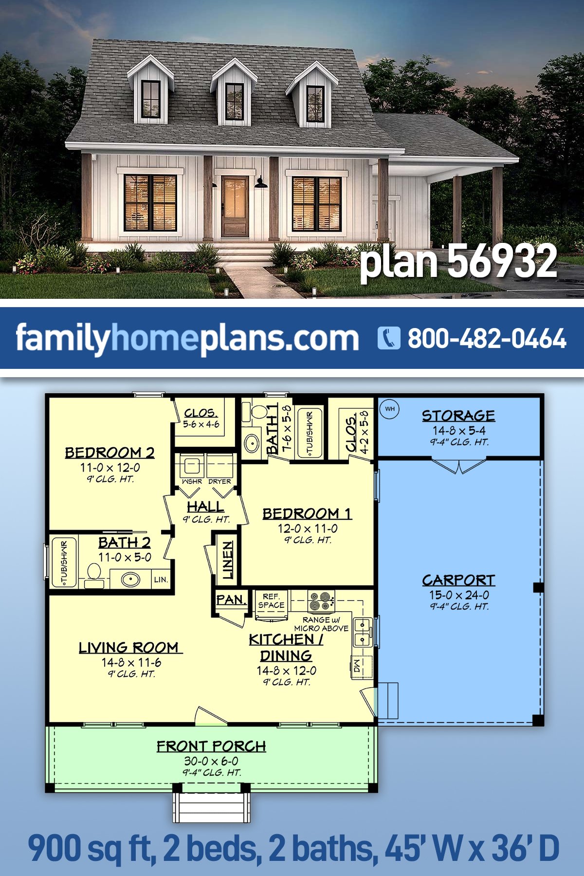 House Plan 56932