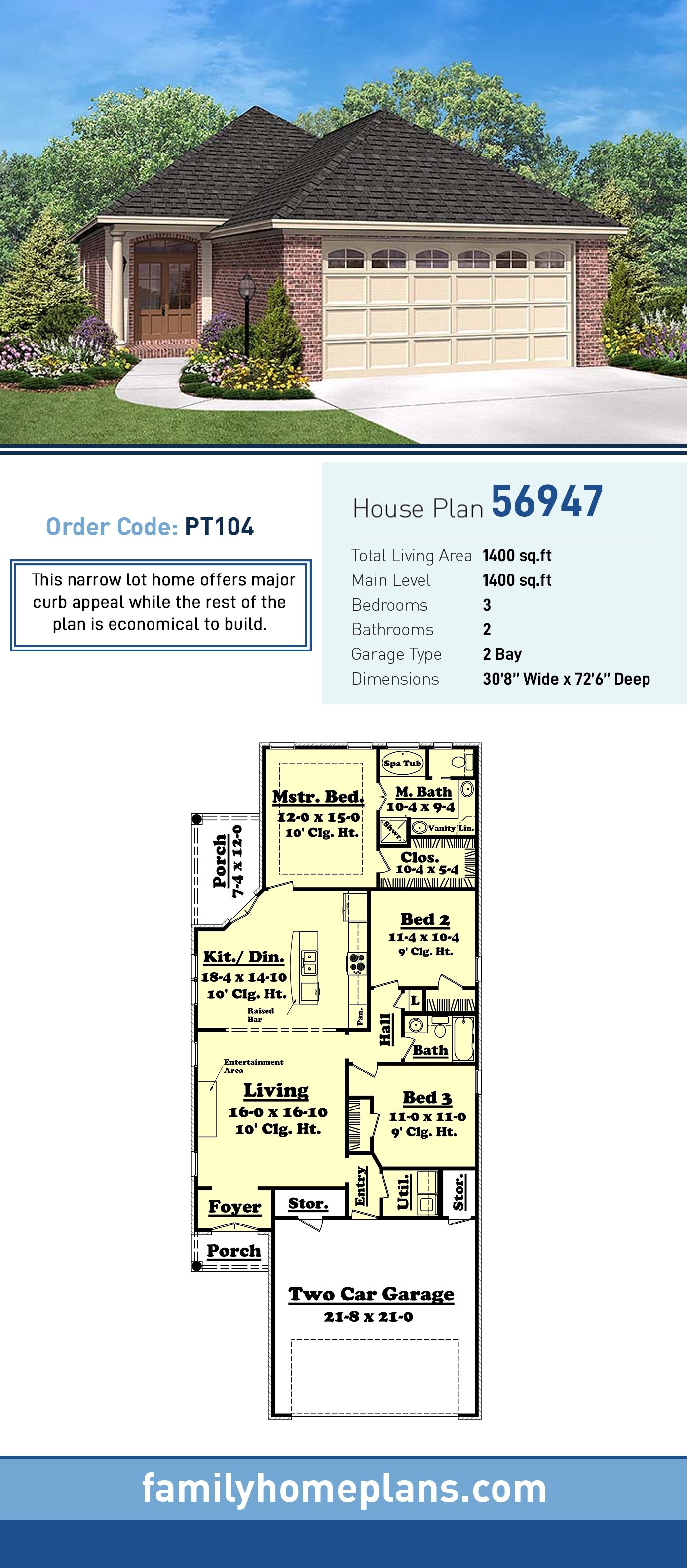 House Plan 56947