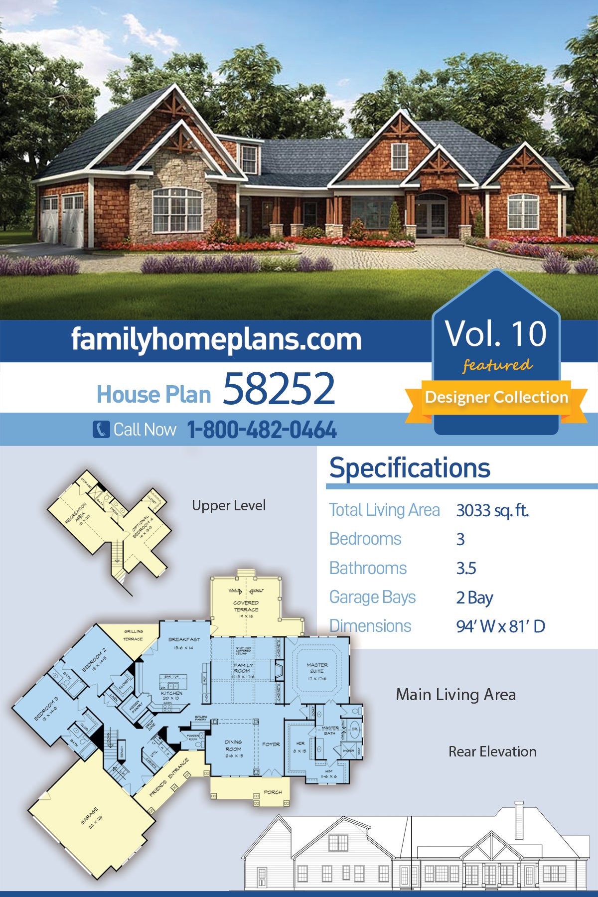 House Plan 58252