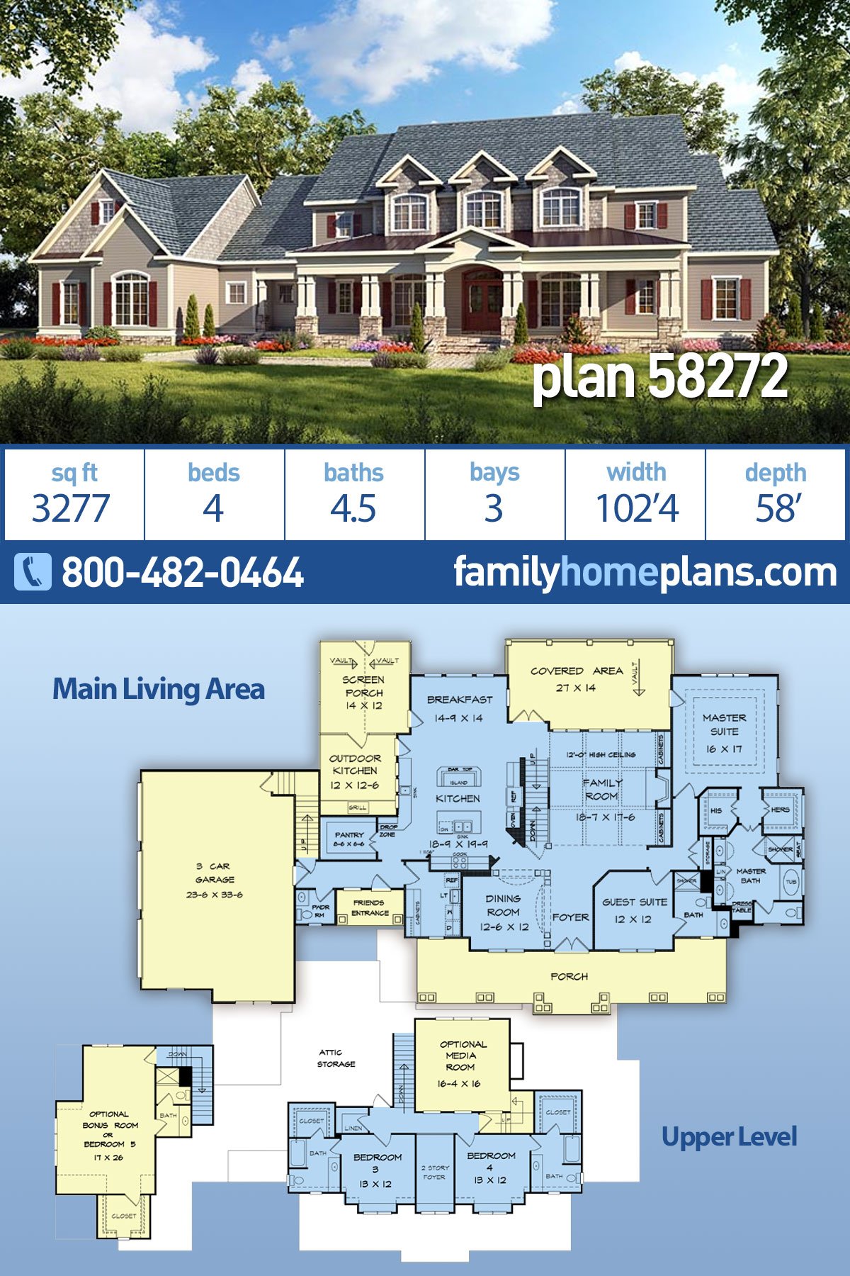 House Plan 58272