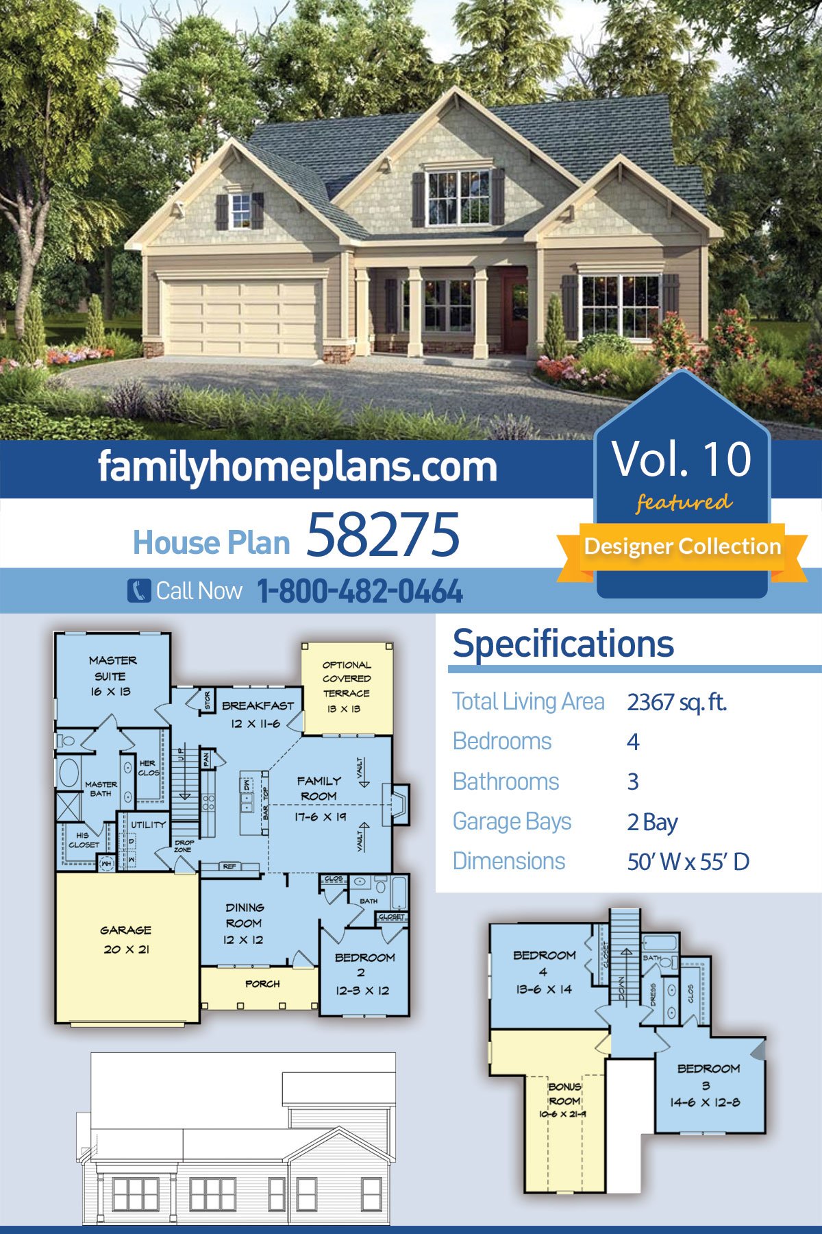 House Plan 58275