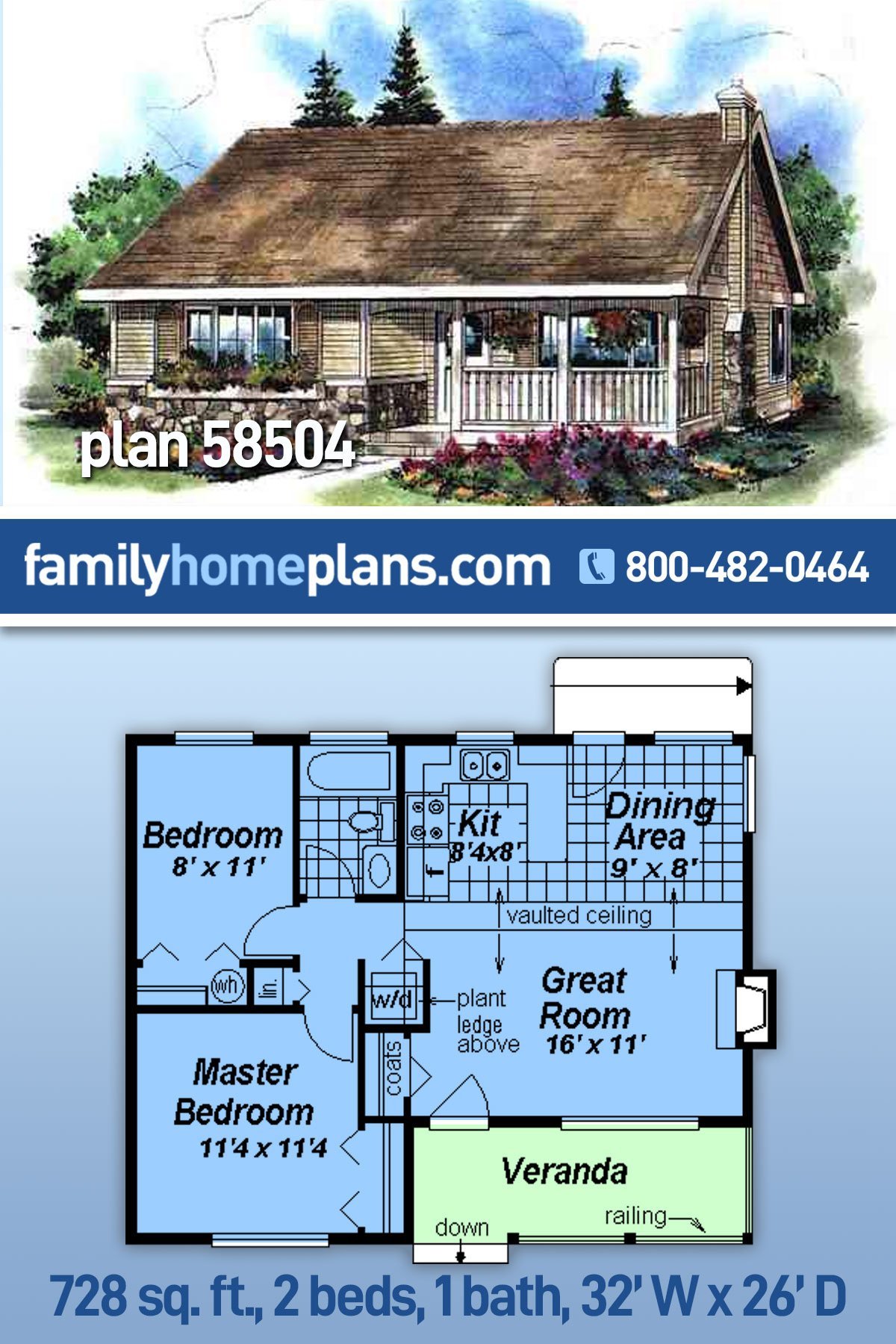 House Plan 58504