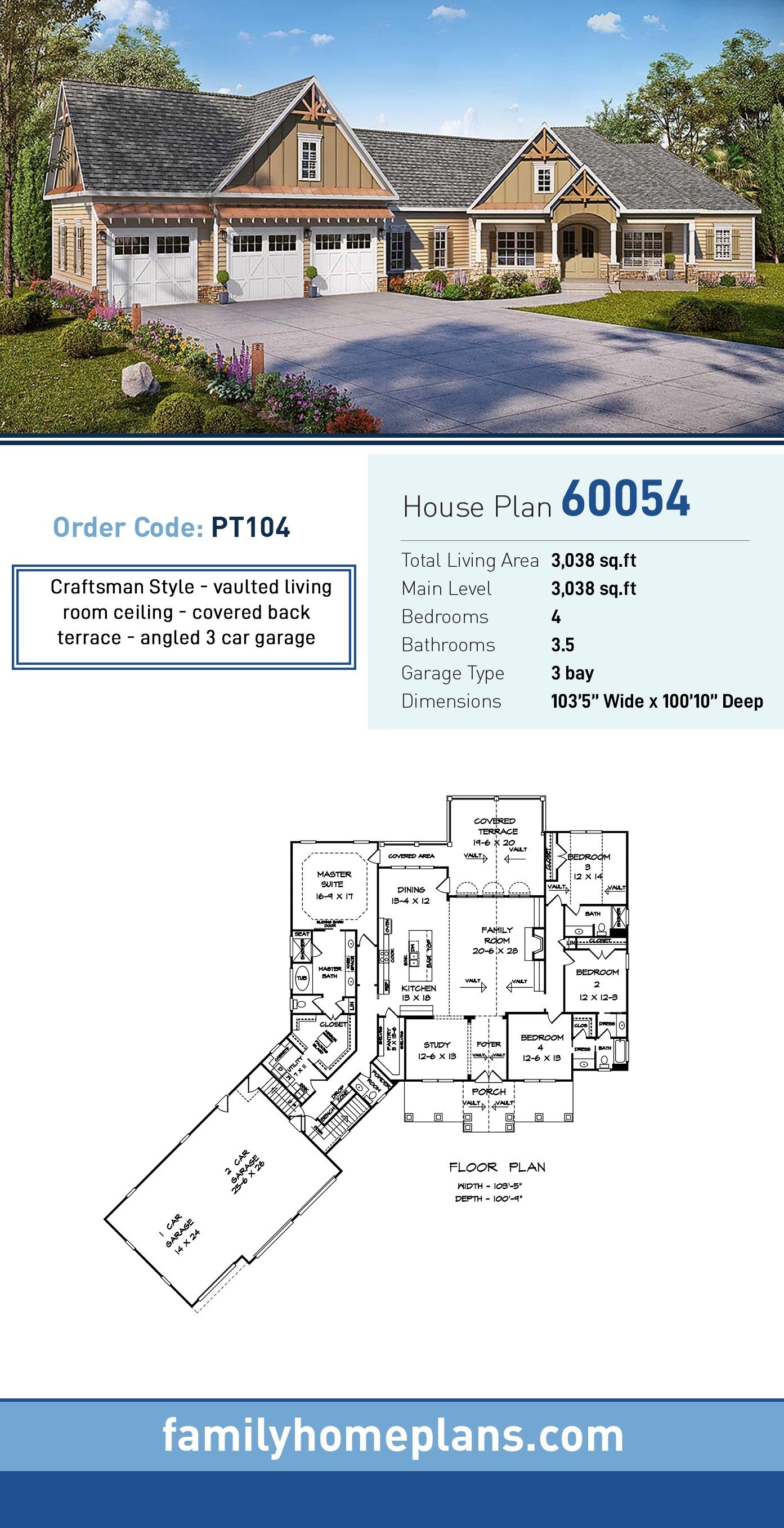 House Plan 60054