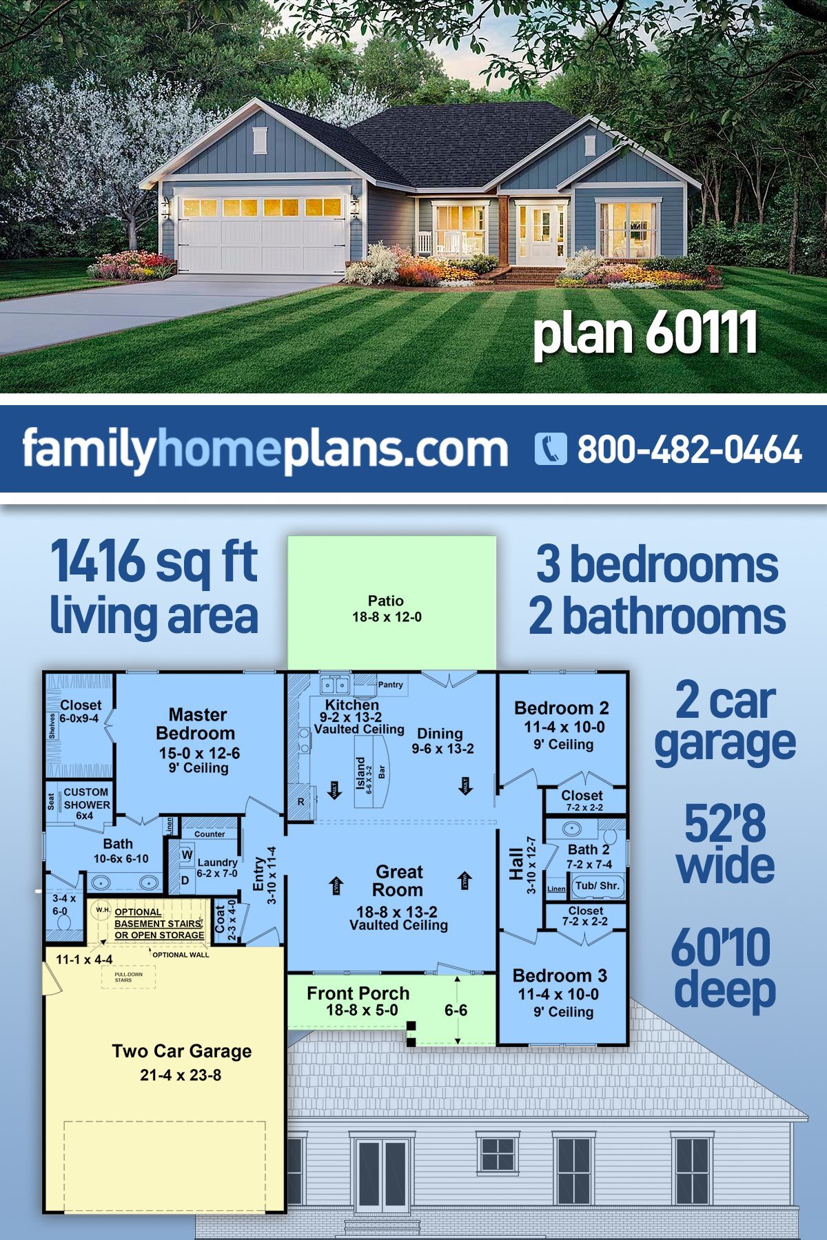 House Plan 60111