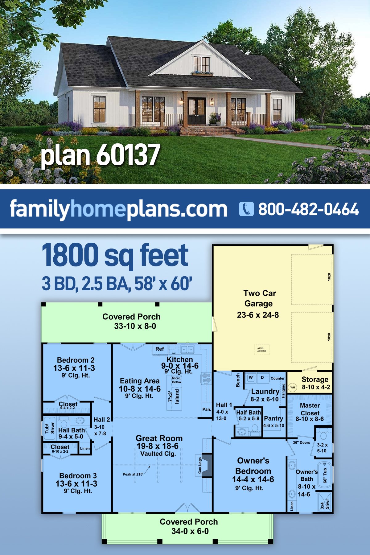 House Plan 60137